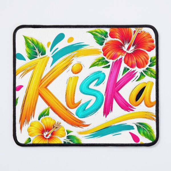 Item preview, Kiska Colorful Tropical Flower Art designed and sold by Design Sounds Studio.