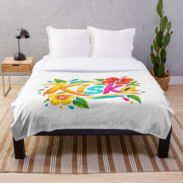 Item preview, Kiska Colorful Tropical Flower Art designed and sold by Design Sounds Studio.