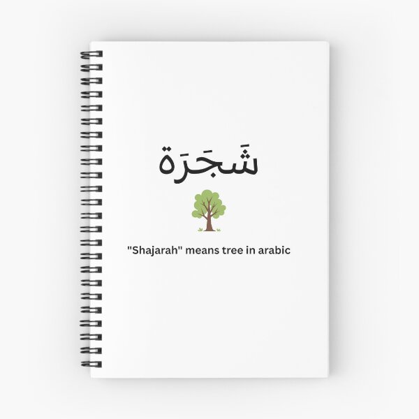 Item preview, "Shajarah" tree In Arabic Calligraphy Design designed and sold by Arabics Word Only.