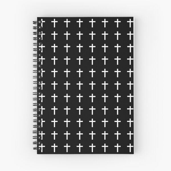 Item preview, Black and White Christian Cross Pattern designed and sold by GemsAnatomy.