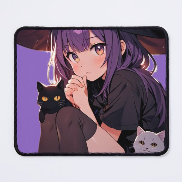 Item preview, Spooky Cute Chibi Cat Witch Girl Gothic Halloween designed and sold by AnimDream .