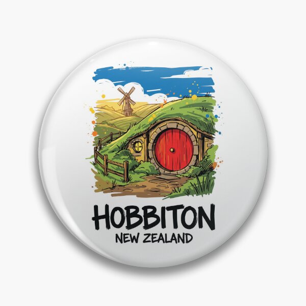 Item preview, Hobbiton New Zealand Fantasy Art Print designed and sold by Merch by Das Design Studio.
