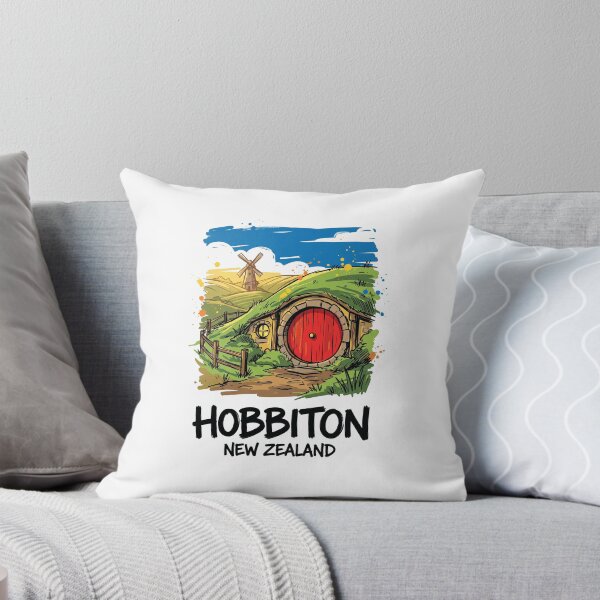 Item preview, Hobbiton New Zealand Fantasy Art Print designed and sold by Merch by Das Design Studio.