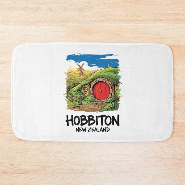 Item preview, Hobbiton New Zealand Fantasy Art Print designed and sold by Merch by Das Design Studio.