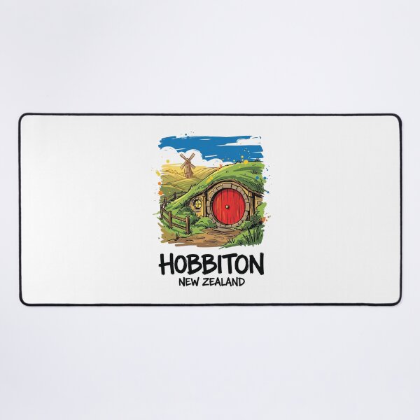 Item preview, Hobbiton New Zealand Fantasy Art Print designed and sold by Merch by Das Design Studio.