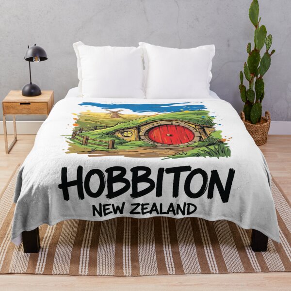 Item preview, Hobbiton New Zealand Fantasy Art Print designed and sold by Merch by Das Design Studio.