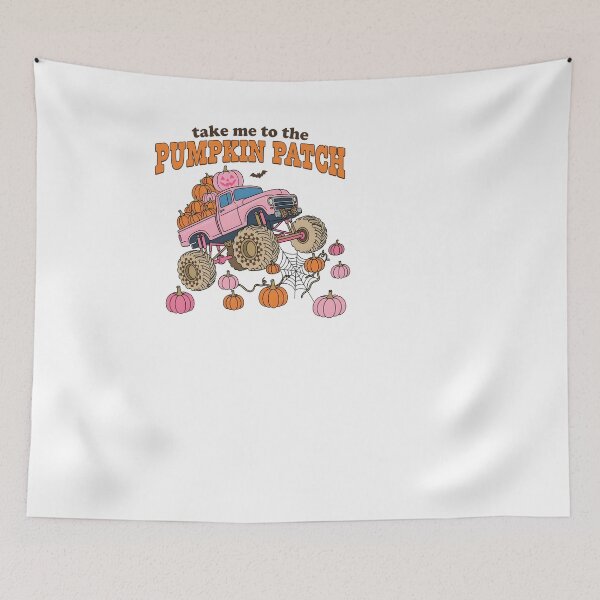 Item preview, Pink Monster Truck Pumpkin Patch Girls Fall designed and sold by KroghDs.