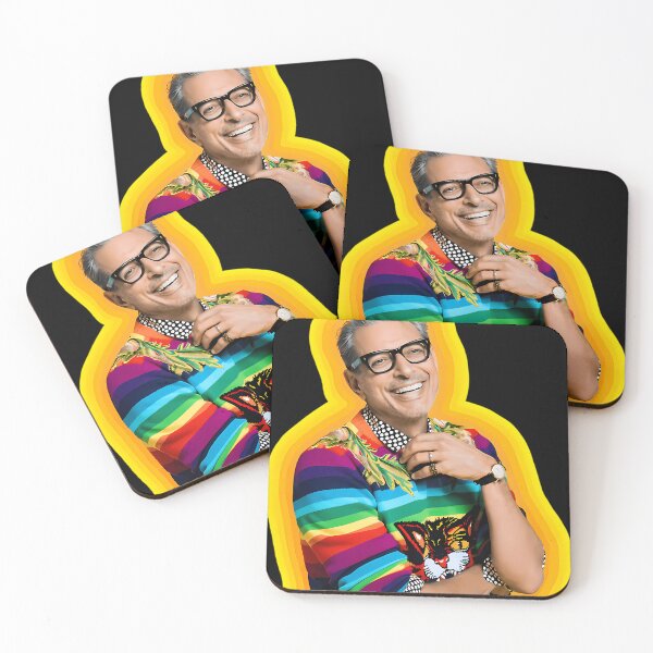 Artikelvorschau, Jeff Goldblum – Der glückliche Mensch entworfen und verkauft von ArcanaGlowCraft.