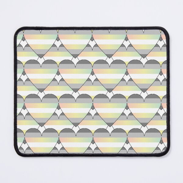 Item preview, Heart With Demifluid Flag Pattern designed and sold by TheIconSmith.