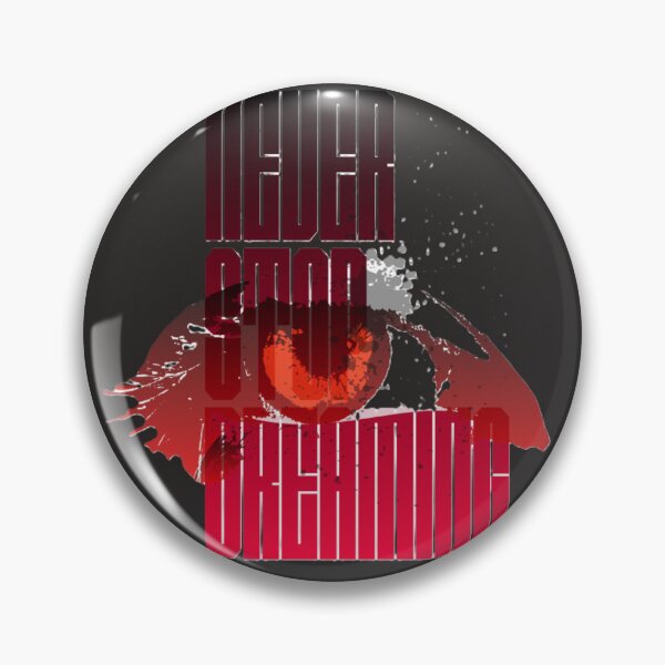 Item preview, Never Stop Dreaming Red Eye Graphic Typography Vintage Streetwear designed and sold by Gillfamilystore.