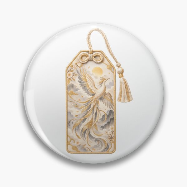 Item preview, Phoenix Dawn Japanese Omamori Style Charm Motif designed and sold by LuminaKage.