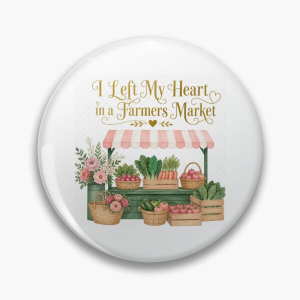 Item preview, I Left My Heart in a Farmers Market designed and sold by suespak.