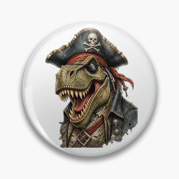 Item preview, Pirate Dinosaur Captain Fierce T Rex Buccaneer Artwork designed and sold by Wilcox PhotoArt.