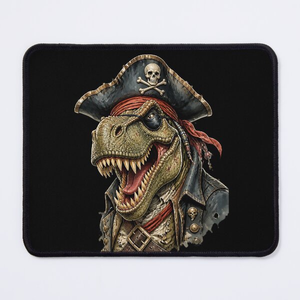 Item preview, Pirate Dinosaur Captain Fierce T Rex Buccaneer Artwork designed and sold by Wilcox PhotoArt.