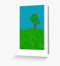 Simple landscape Greeting Card