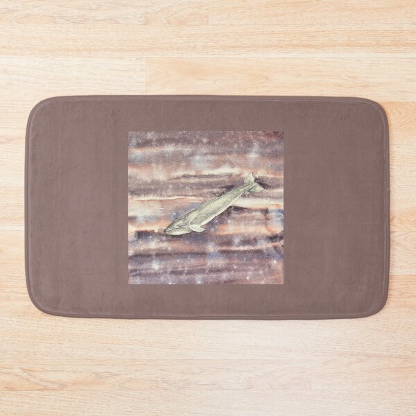 Item preview, Sei Whale — Balaenoptera borealis | Watercolour & Ink Naturalist Study designed and sold by SundayGirlTeam.