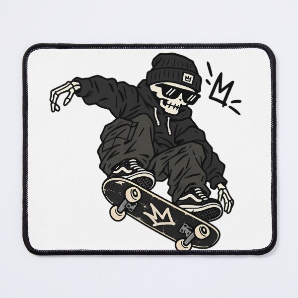 Item preview, Skateboarding Skeleton Streetwear Sticker designed and sold by Aesthicer.