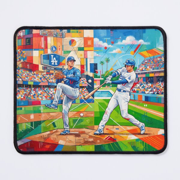 Item preview, Shohei Ohtani Baseball Abstract Art designed and sold by Home Decor Art.