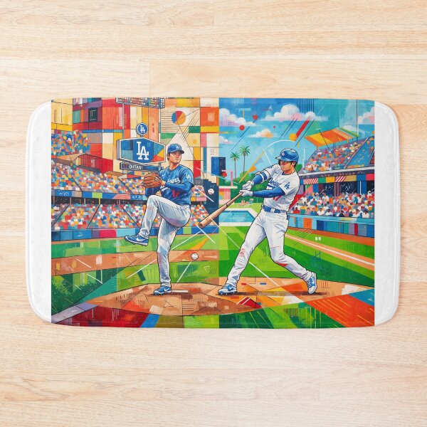 Item preview, Shohei Ohtani Baseball Abstract Art designed and sold by Home Decor Art.