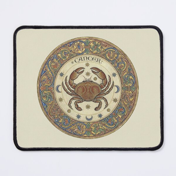 Item preview, Medieval Zodiac Cancer: Illuminated Gothic Manuscript Astrological Crab designed and sold by FreiherrPK.