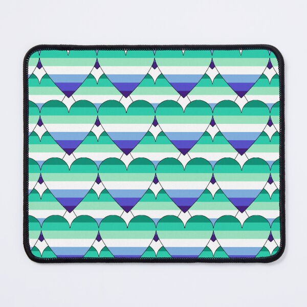 Item preview, Heart With Gay Men Pride Flag Pattern designed and sold by TheIconSmith.