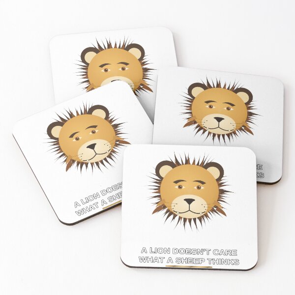 Item preview, Lion Doesn't Care. designed and sold by Mindset_im_gepeack .