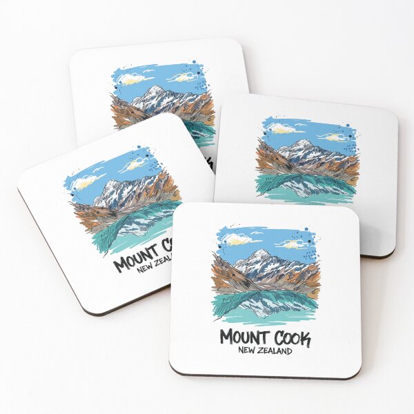 Item preview, Mount Cook Aoraki New Zealand Art Print designed and sold by Merch by Das Design Studio.