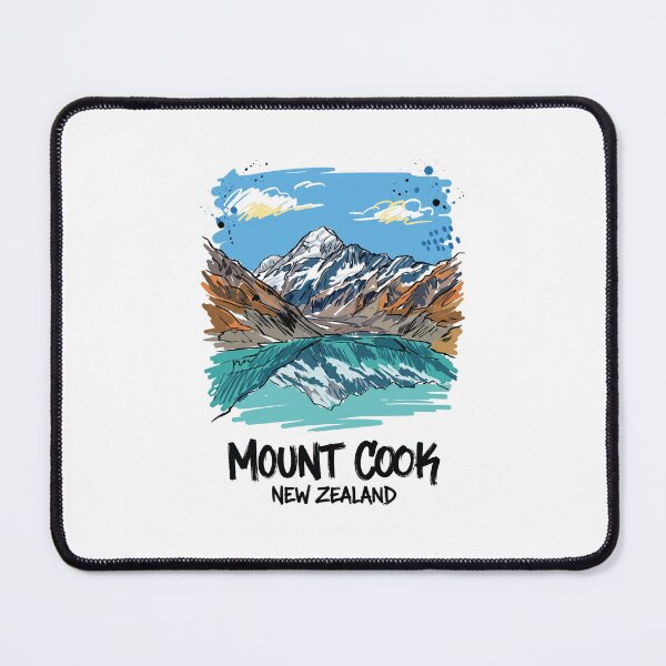 Item preview, Mount Cook Aoraki New Zealand Art Print designed and sold by Merch by Das Design Studio.