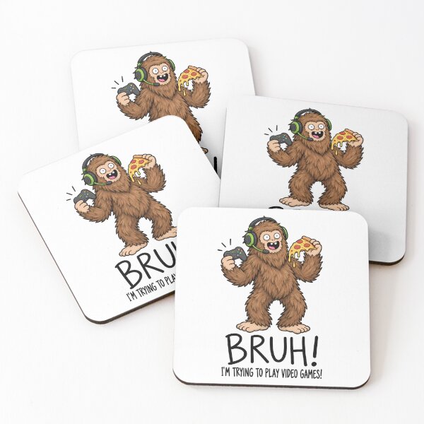 Artikelvorschau, Alter, ich versuche Videospiele zu spielen. Lustiger Sasquatch-Gamer entworfen und verkauft von ShirtWreck.
