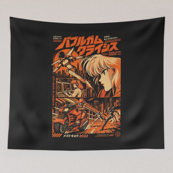 Item preview, Mega Tokyo 2032 Retro Cyberpunk Anime Art designed and sold by zumerdiego.