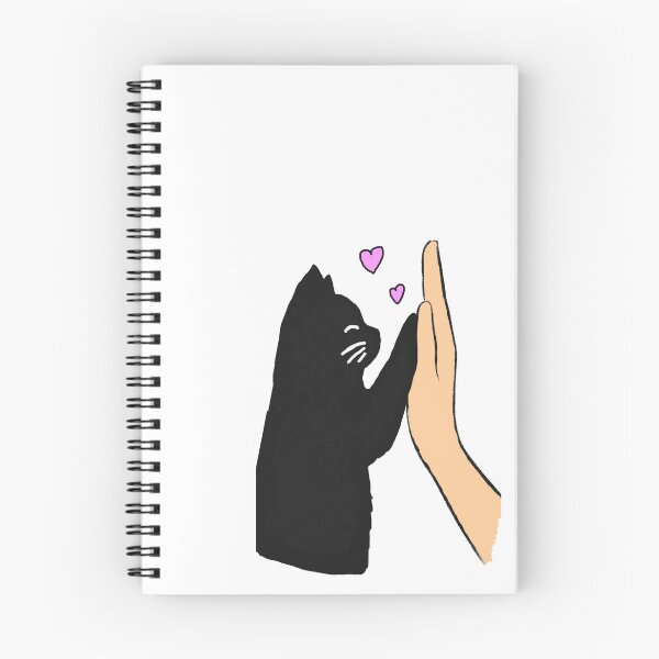 Item preview, Cute Black Cat and Human Hand designed and sold by KayCozyStickers.