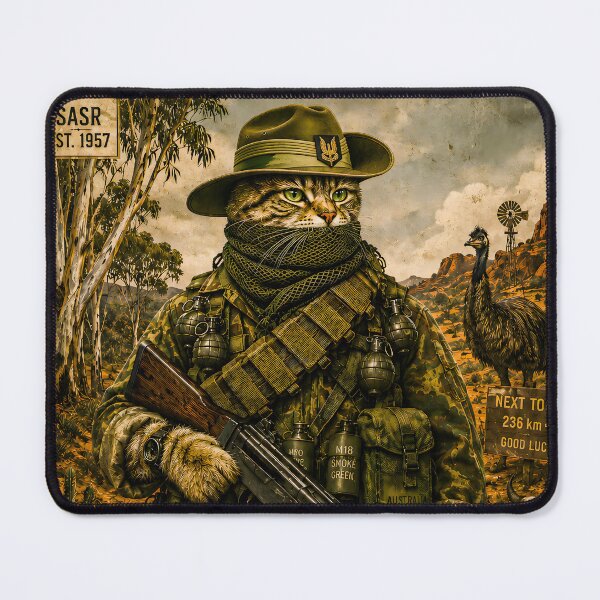 Item preview, Special Forces Cat Posters - Australian Army SAS (AUS) designed and sold by OPERATOR-7794.