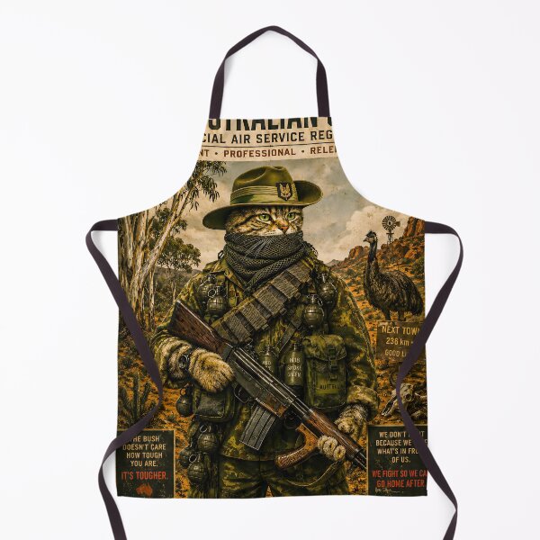 Item preview, Special Forces Cat Posters - Australian Army SAS (AUS) designed and sold by OPERATOR-7794.