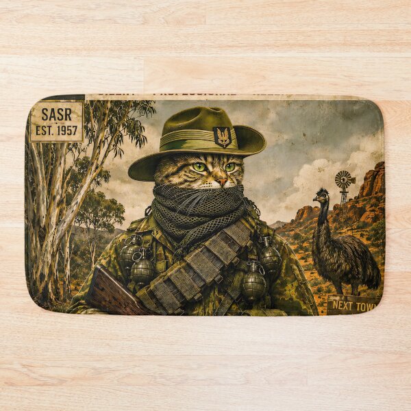 Item preview, Special Forces Cat Posters - Australian Army SAS (AUS) designed and sold by OPERATOR-7794.
