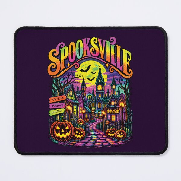 Item preview, Spooksville : Neon Halloween Town designed and sold by Festive Bug.