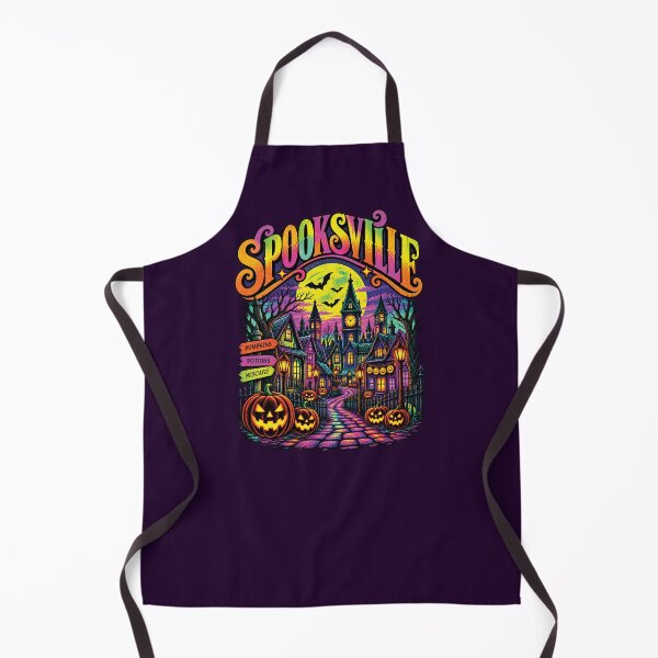 Item preview, Spooksville : Neon Halloween Town designed and sold by Festive Bug.