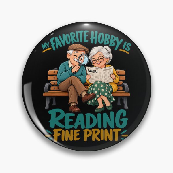 Item preview, My Favorite Hobby Is Reading Fine Print designed and sold by PunchDrop.