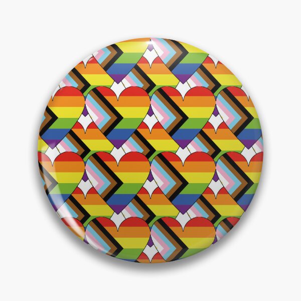 Item preview, Heart With Lgbti Flag Pattern designed and sold by TheIconSmith.