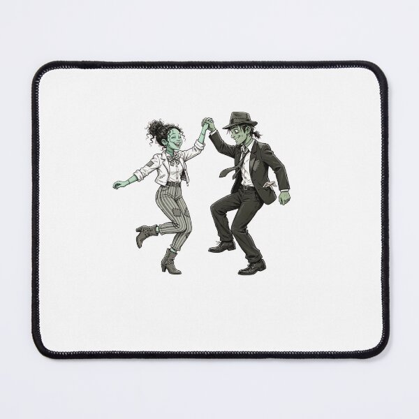 Item preview, Frankenstein & Bride Monsters Dance Art-33 designed and sold by EbonyOlive.