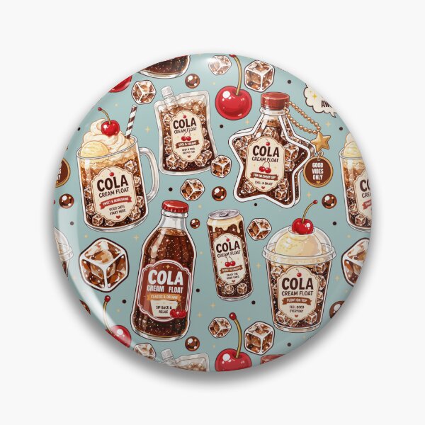 Artikelvorschau, Süßer Cola-Creme-Float, nahtlos entworfen und verkauft von KJackArtwork.