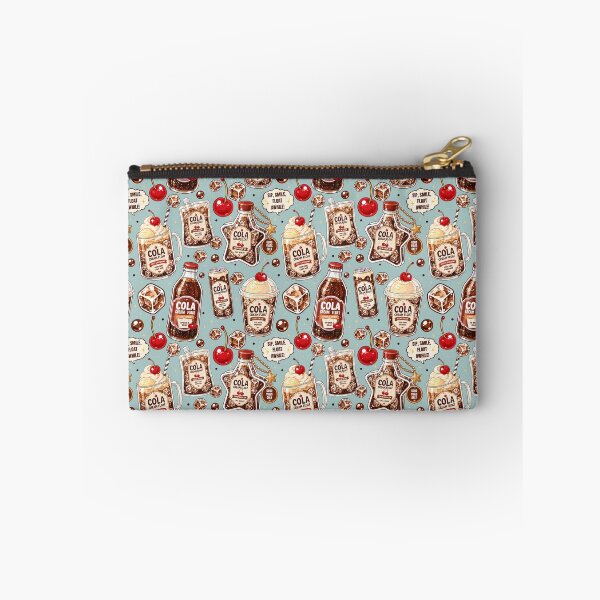 Item preview, Cute Cola Cream Float Seamless designed and sold by KJackArtwork.