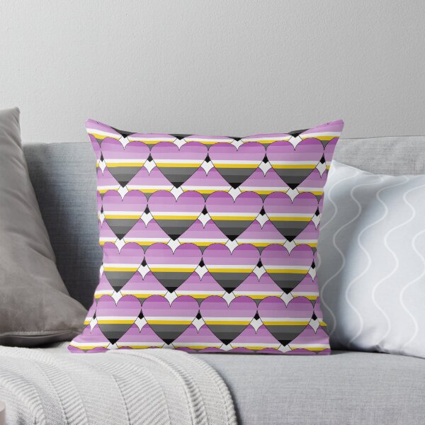 Item preview, Heart With Monosexual Flag Pattern designed and sold by TheIconSmith.