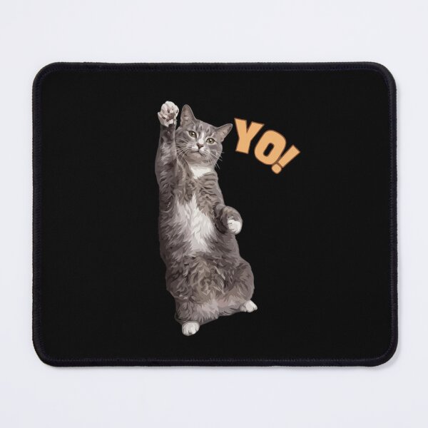 Item preview, Yo Funny Waving Cat High Five Tabby Cat designed and sold by haitrieuic96.