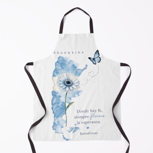 Item preview, Argentina in the Heart – Map of Argentina with Gerbera | KerzuFrases designed and sold by KerzuFrases .
