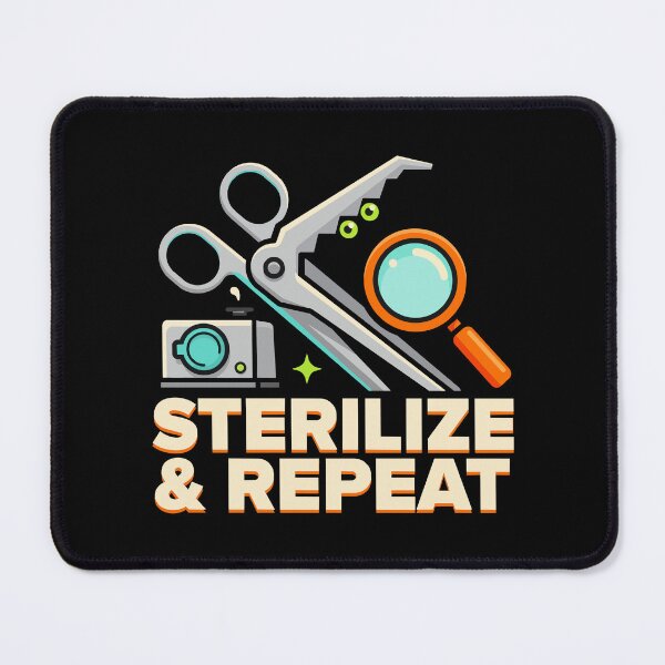 Item preview, Sterile Processing Technician Halloween Sterilize Repeat SPD T-Shirt designed and sold by Uglyandcute.