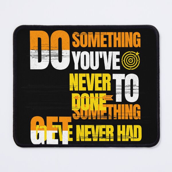 Item preview, Do Something You've Never Done T-Shirt, Bold Achievement Typography Tee, Motivational Graphic Shirt, Goal Getter Gift designed and sold by vec4u.