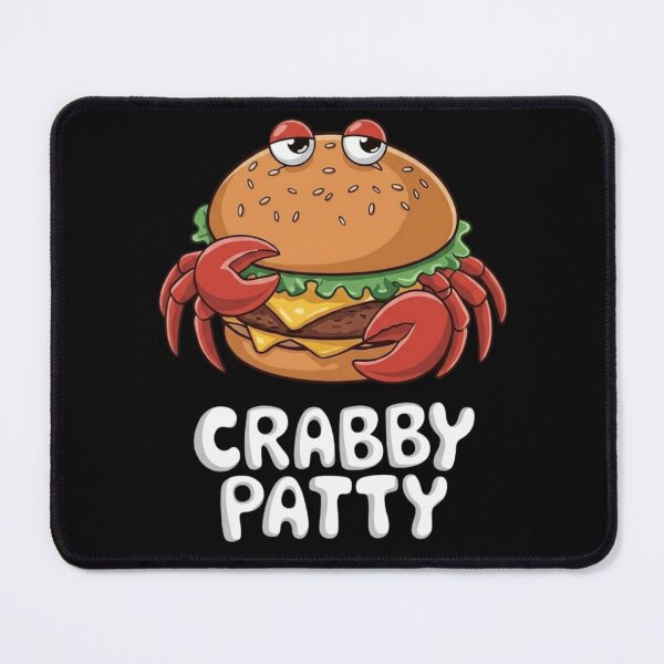 Item preview, Crabby Patty Funny Crab Burger Food Pun Graphic designed and sold by haitrieuic96.