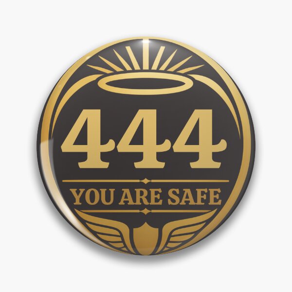 Item preview, 444 You Are Safe – Angel Number Spiritual Quote designed and sold by CosmicQuietStudio.
