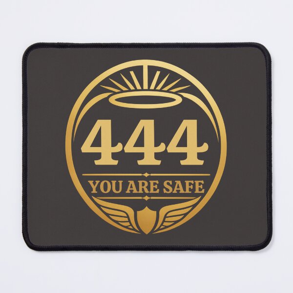 Item preview, 444 You Are Safe – Angel Number Spiritual Quote designed and sold by CosmicQuietStudio.