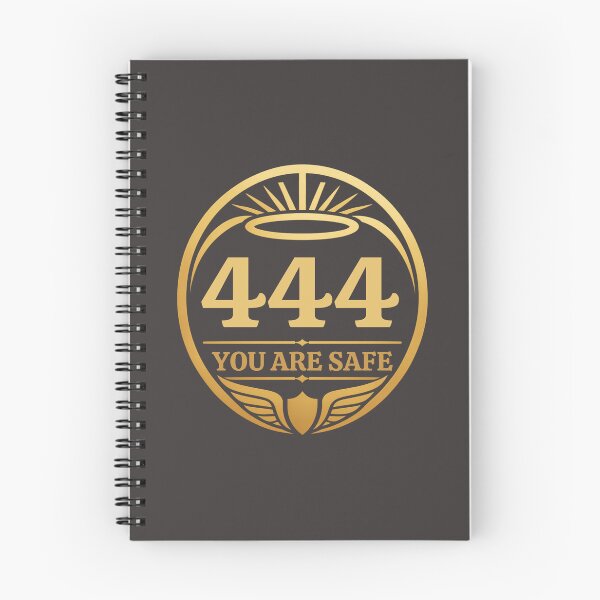 Item preview, 444 You Are Safe – Angel Number Spiritual Quote designed and sold by CosmicQuietStudio.